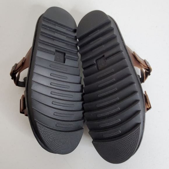 Dr. Martens Myles Brando Leather Sandal Women's Size 12 Men's 11 NEW Dark Brown - Picture 11 of 16